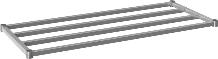 Tarrison - 36" x 21" Dunnage Shelf with PolySeal Clear Epoxy Finish - TS-DF42136Z