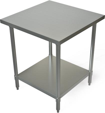 Tarrison - 36" x 36" Work Table with Galvanized Undershelf - WT-3636