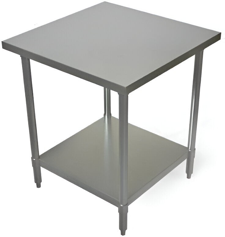 Tarrison - 36" x 36" Work Table with Stainless Steel Undershelf - SWT-3636