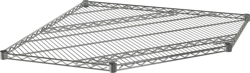 Tarrison - 42" x 24" 5-Sided Wire Shelf with PolySeal Clear Epoxy Finish - TS-S52442Z