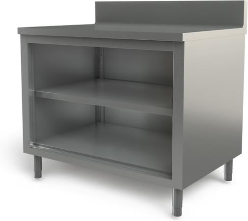 Tarrison - 42" x 24" Servery Work Table with Backsplash - CO2442B