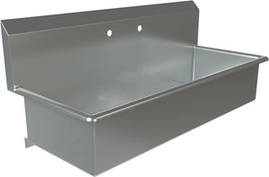 Tarrison - 48" x 20" Trough Sink with 1 Compartment, Wall Mount - TS2048NHC-KIT