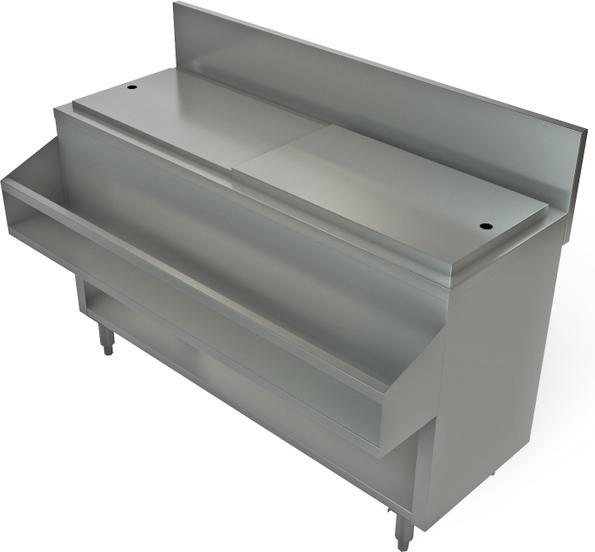 Tarrison - 48" x 24" Cocktail Mix Unit Without Sink - TA-CMU48NCR