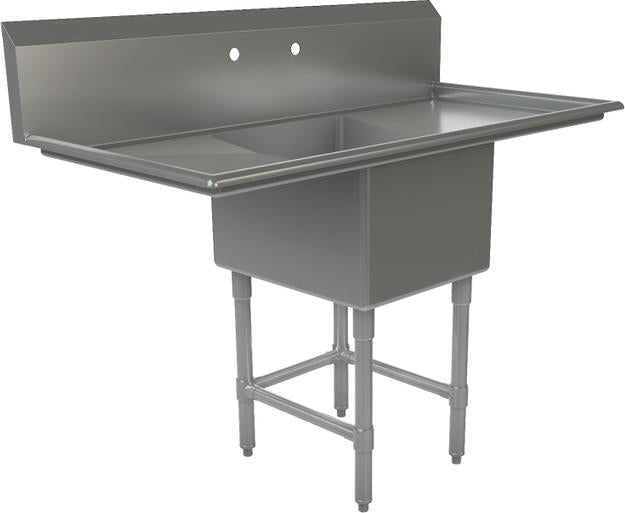 Tarrison - 54" x 24" Single Compartment Sink - TA-PS118LR-Kit