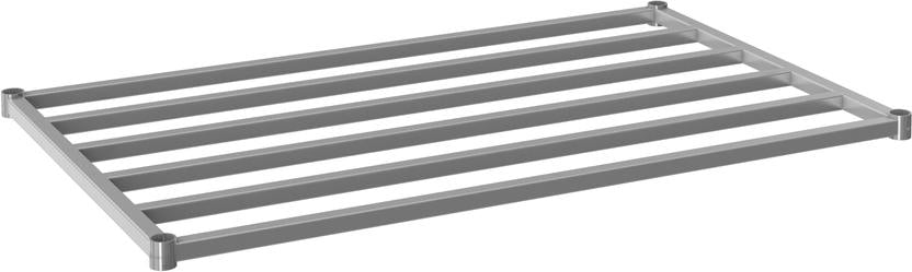 Tarrison - 54" x 30" Dunnage Shelf with PolySeal Clear Epoxy Finish - TS-DF43054Z