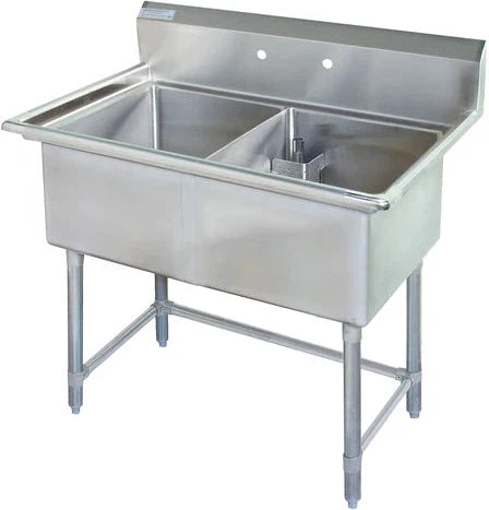 Tarrison - 54" x 30" x 0.76" Double Compartment Sink - TA-CDS224KIT