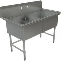 Tarrison - 54" x 30" x 0.76" Double Compartment Sink - TA-CDS224KIT