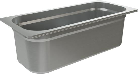 Tarrison - 5.0 L Stainless Steel Gelato/Ice Cream Pan, Pack of 5 - TA-5PAN