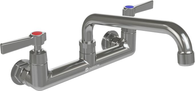 Tarrison - 6" Swing Spout Splash Mount Heavy Duty Faucet - TP-PF8WL6H-Kit