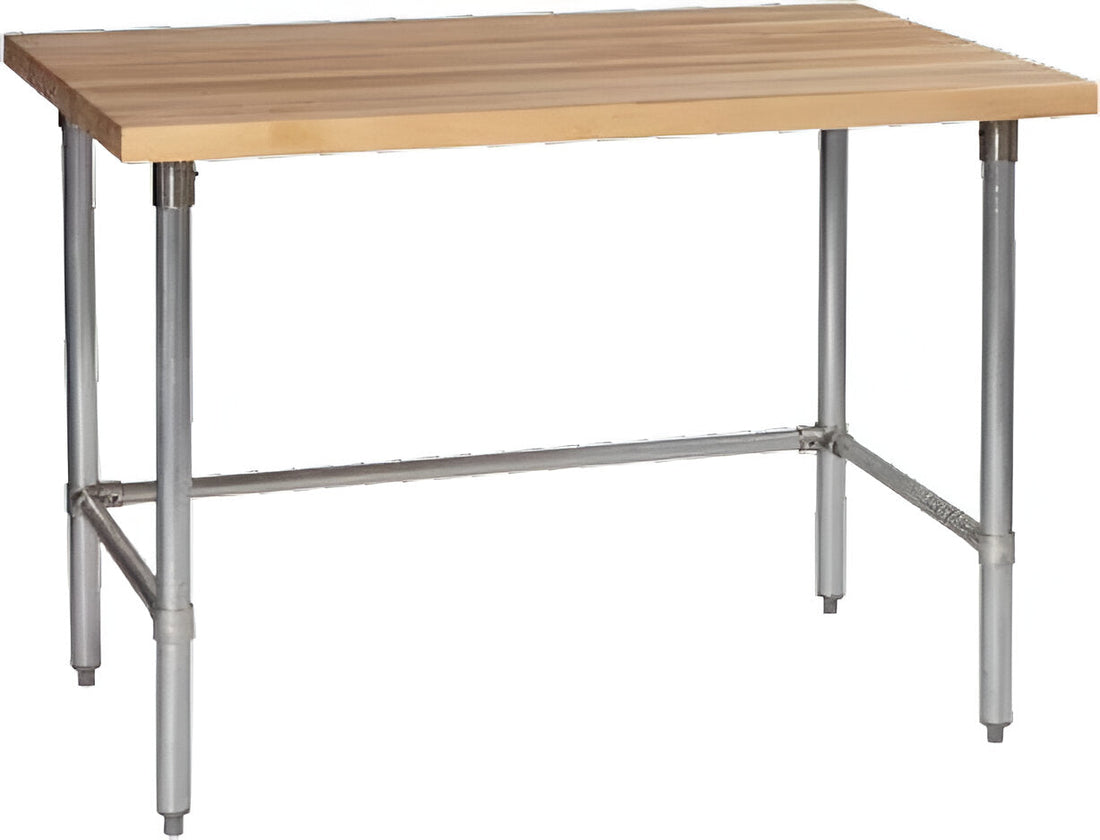 Tarrison - 60" x 24" Butcher Block Top Work Table - HTB-2460G (Custom Order)