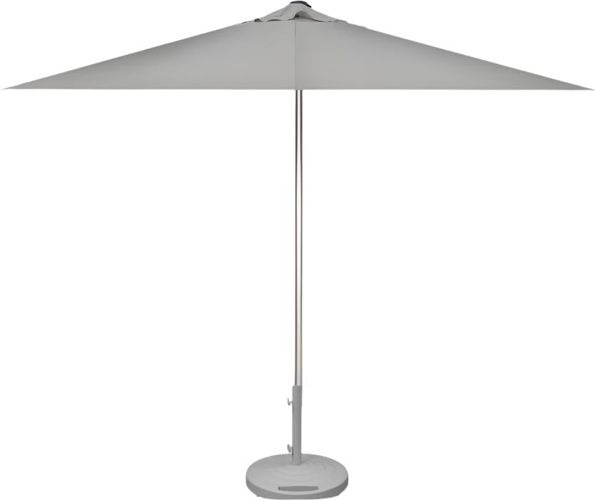 Tarrison - 7' Square Commercial Umbrella with Single Wind Vent with Cast Silver Sunbrella Fabric and Silver Frame - AFDUCP407SQSS40433