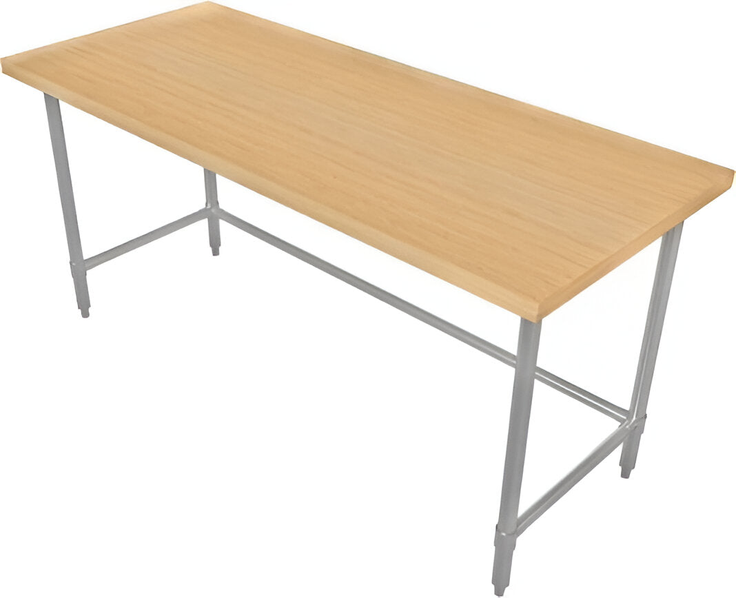 Tarrison - 72" x 30" Butcher Block Top Work Table - HTB-3072G (Custom Order)
