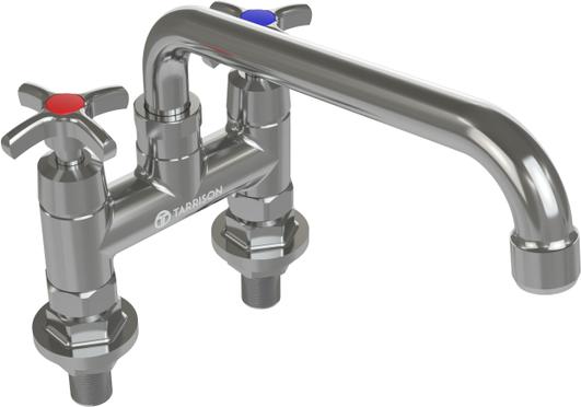 Tarrison - 8" Swing Spout Deck Mount Commercial Duty Faucet - TP-PF4DK8C-KIT