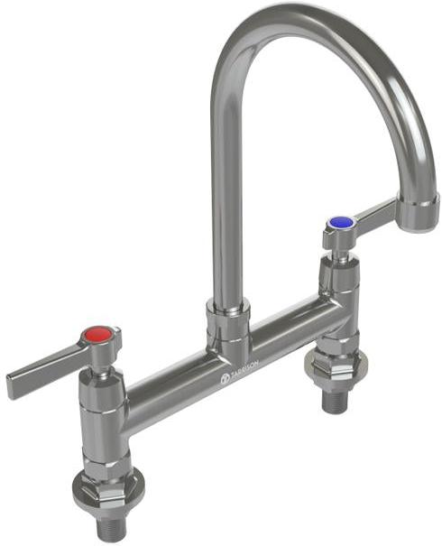Tarrison - 8.5" Gooseneck Spout Deck Mount Heavy Duty Faucet - TP-PF8DL8GH-KIT
