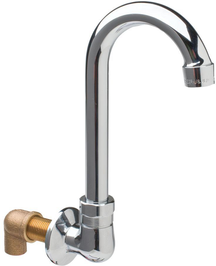 Tarrison - 8.5" Gooseneck Wall Mount Spout - TP-PMW8G