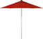Tarrison - 9' Square Commercial Umbrella with Single Wind Vent with Jockey Red Sunbrella Fabric and Silver Frame - AFDUCP409SS5403