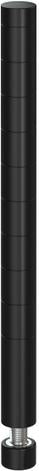 Tarrison - 96" Post with Black Value Epoxy Finish - TS-P96EB