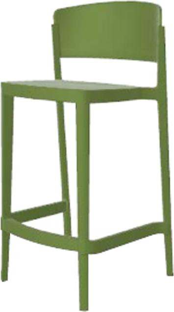 Tarrison - Abuela Olive Green Bar Stool - AS2942577A