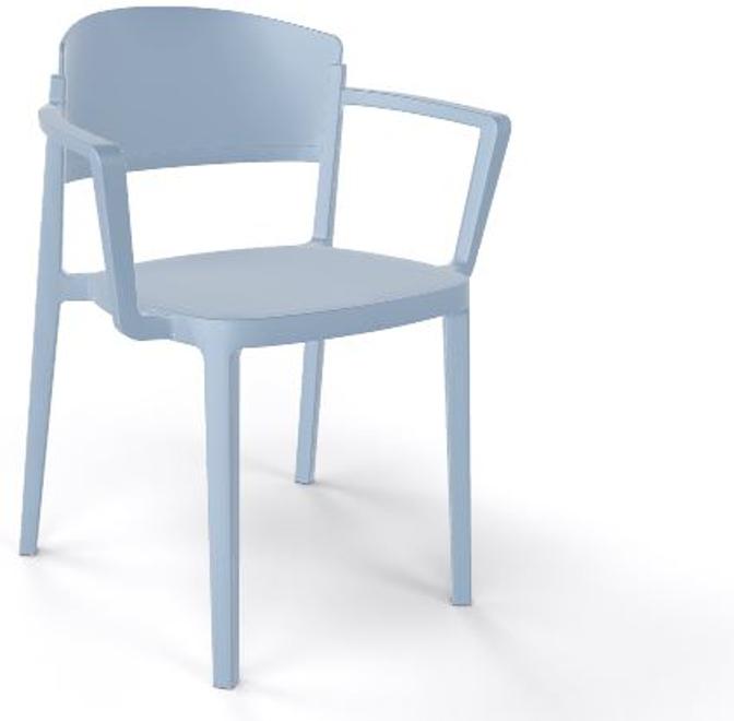 Tarrison - Abuela Pale Blue Arm Chair - AS29398A