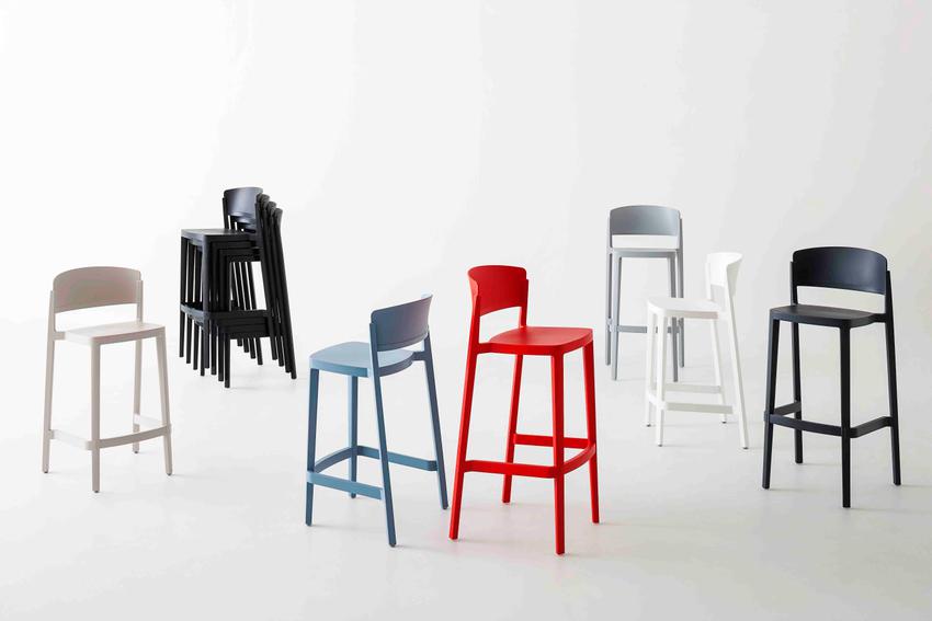 Tarrison - Abuela Pale Blue Bar Stool - AS2949877A