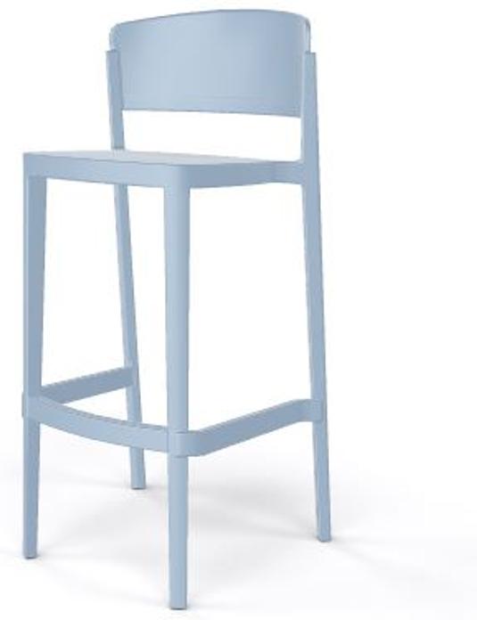 Tarrison - Abuela Pale Blue Bar Stool - AS2949877A