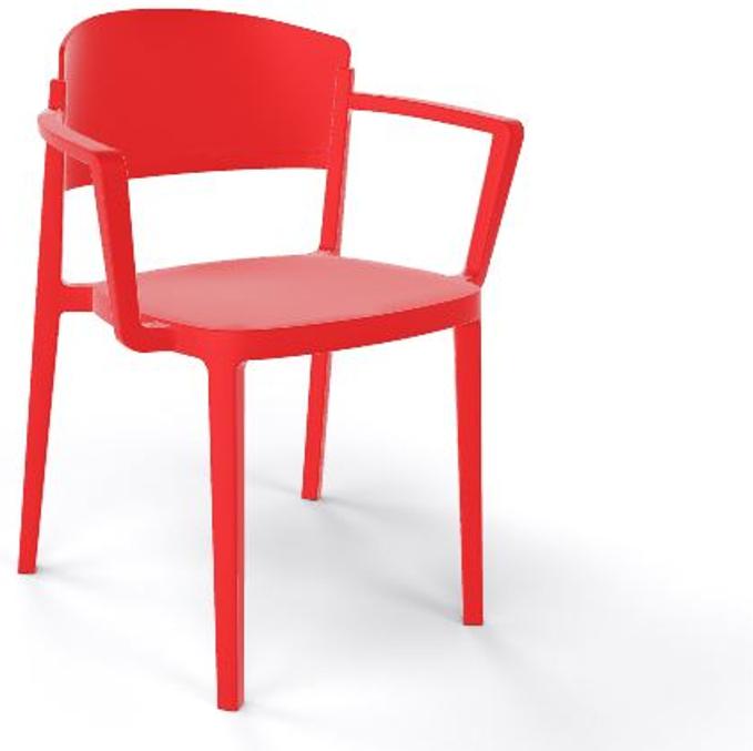 Tarrison - Abuela Red Arm Chair - AS29306A