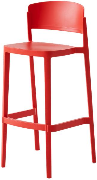 Tarrison - Abuela Red Bar Stool - AS2940677A
