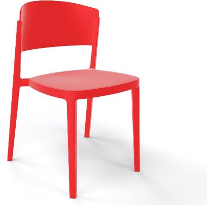 Tarrison - Abuela Red Side Chair - AS29206A