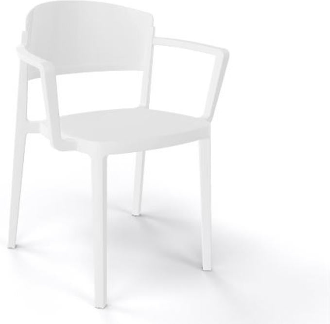 Tarrison - Abuela White Arm Chair - AS29300A