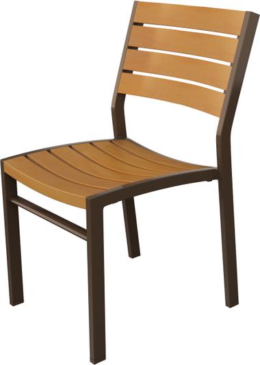 Tarrison - Ace 18.5" Natural, Bronze Frame Side Chair - ASG3701BRNA
