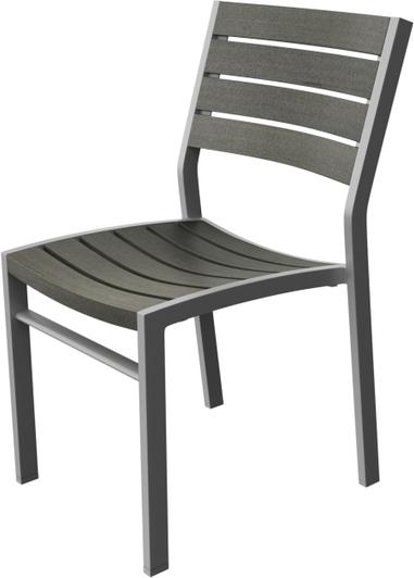 Tarrison - Ace 18.5" Slate, Silver Frame Side Chair - ASG3701SSST