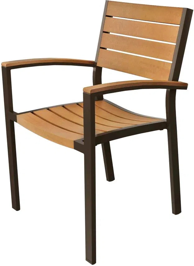 Tarrison - Ace 22.5" Natural, Bronze Frame Arm Chair - ASG3702ANABR