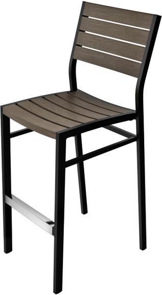 Tarrison - Ace Cocoa, Black Frame Barstool - ASG3703BLCO