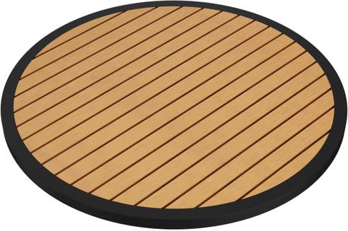 Tarrison - Ace II 32" Black and Natural Round Table Top - AOG38RD32BLNA