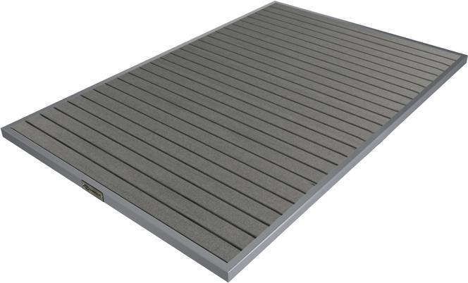 Tarrison - Ace II 32" x 48" Silver and Slate Rectangular Table Top - AOG38RT28SSST