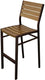 Tarrison - Ace Natural, Bronze Frame Barstool - ASG3703NABR