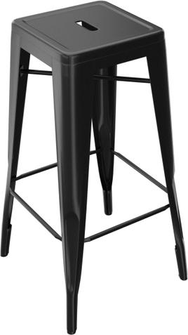 Tarrison - Amelia Black All-Weather Backless Barstool - ASA1203B