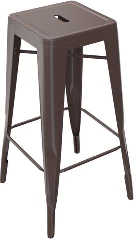 Tarrison - Amelia Bronze All-Weather Backless Barstool - ASA1203BR