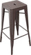 Tarrison - Amelia Bronze All-Weather Backless Barstool - ASA1203BR