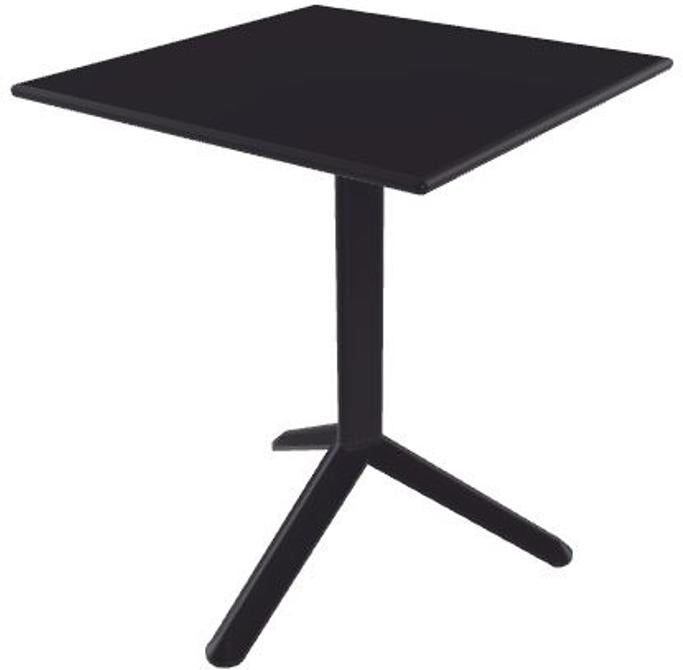 Tarrison - Arket Plus 23.5" Black Square Table - ATTAKP10311010H75