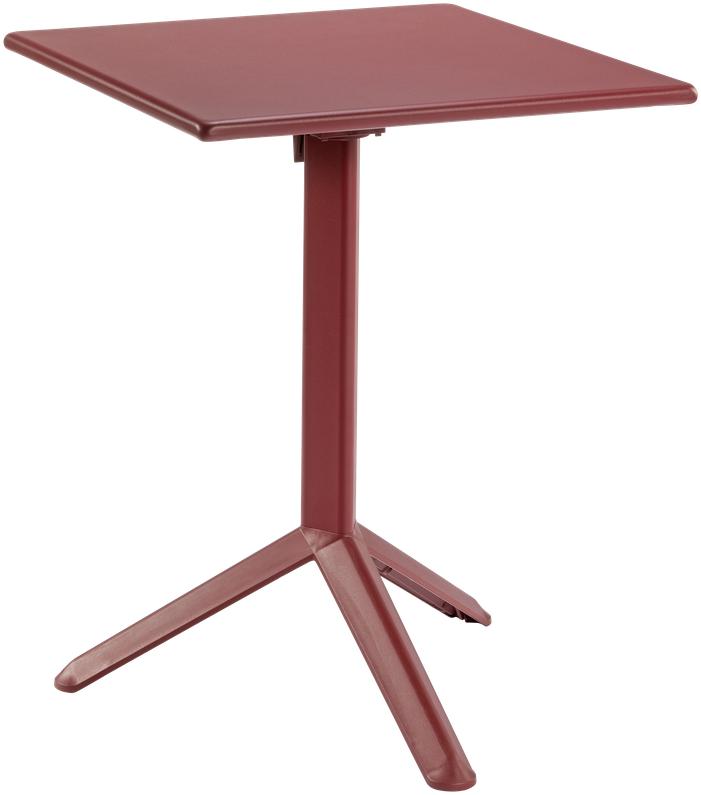 Tarrison - Arket Plus 23.5" Bordeaux Square Table - ATTAKP10312222H75