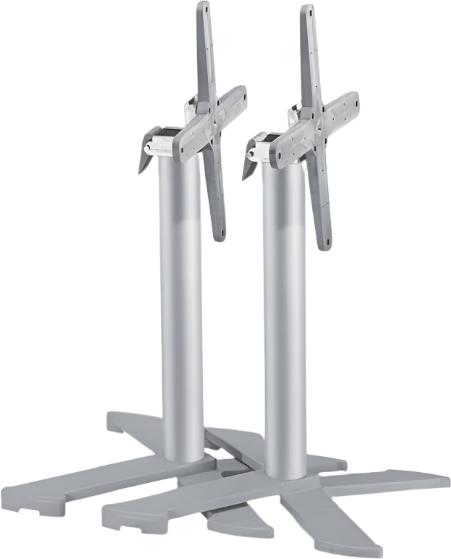 Tarrison - Bergamo Pearl Grey Tilt and Nest Dining Height Table Base - ABBG4IP