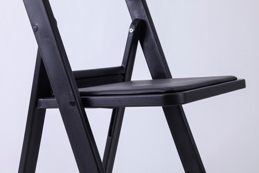 Tarrison - Black All-Weather Resin Folding Chair - ASA23FDBLK