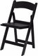 Tarrison - Black All-Weather Resin Folding Chair - ASA23FDBLK