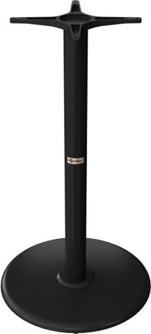 Tarrison - Core Collection 22" Bar Height Black All Weather Table with Round Base - ABG411222BL