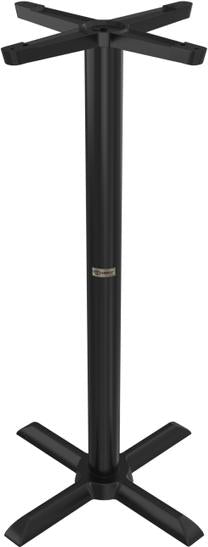 Tarrison - Core Collection 22" Bar Height Black All Weather Table with X-Base - ABG0112X22TBB