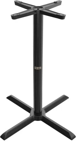 Tarrison - Core Collection 30" Counter Height Black All Weather Table with X-Base - ABG0113X30TBB