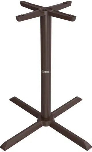 Tarrison - Core Collection 33" Counter Height Black All Weather Table with X-Base - ABG0113X33TBB