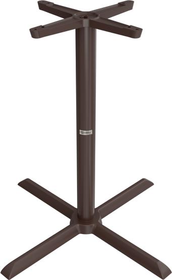 Tarrison - Core Collection 33" Counter Height Bronze All Weather Table with X-Base - ABG0113X33TBBR