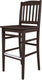 Tarrison - Educator Walnut Frame with Wood Seat Bar Stool - ISG0103WWLWL-KIT